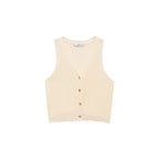 Gilet Maille Épaisse Boutons