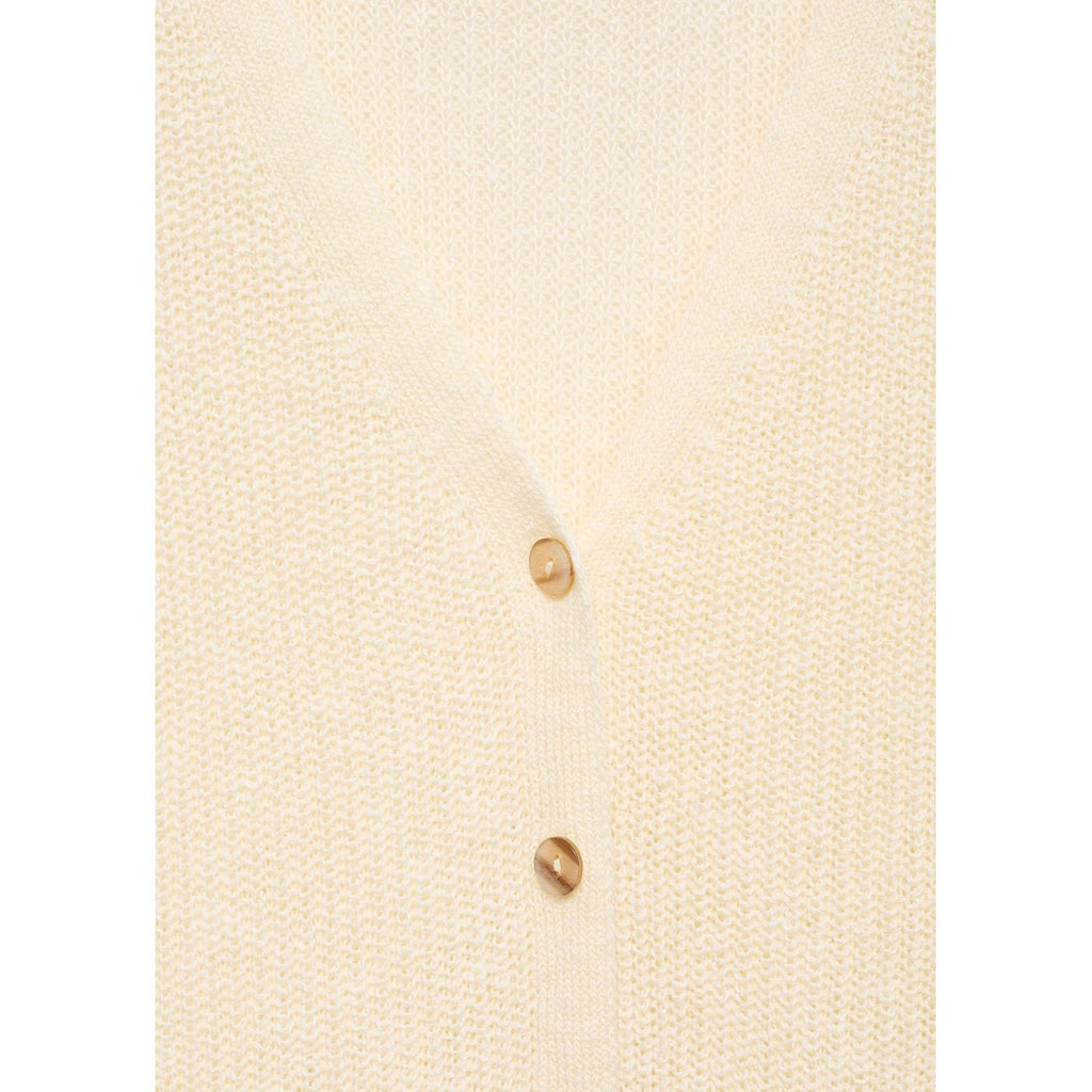 Gilet Maille Épaisse Boutons