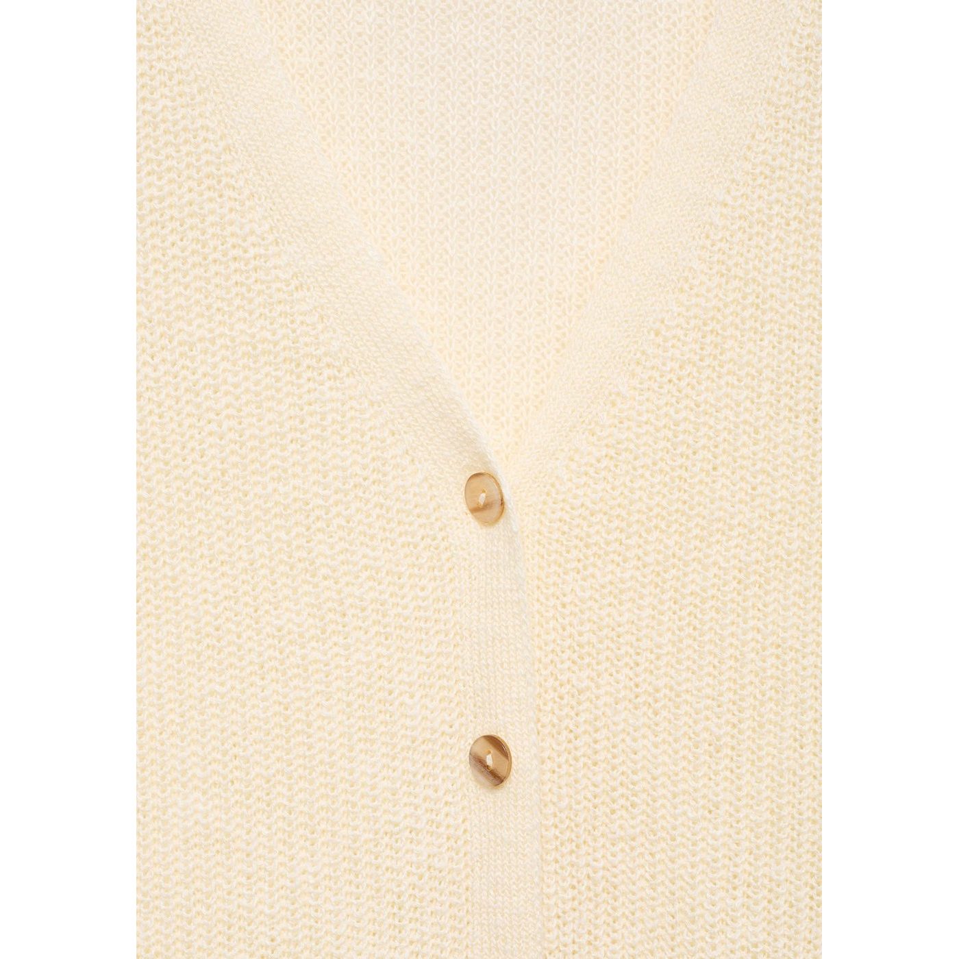 Gilet Maille Épaisse Boutons