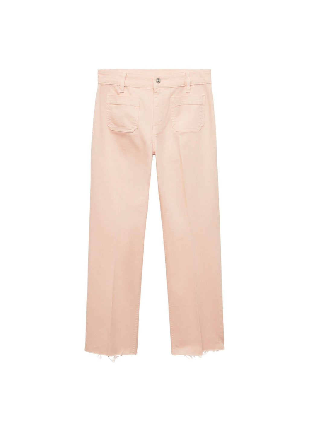 Jean Flare Crop Poches