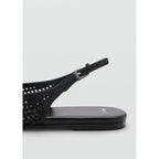 Chaussures En Similicuir Tressées
