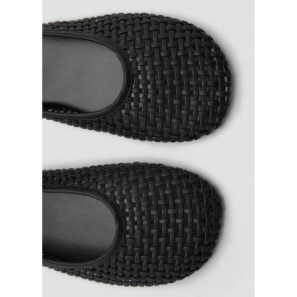 Chaussures En Similicuir Tressées