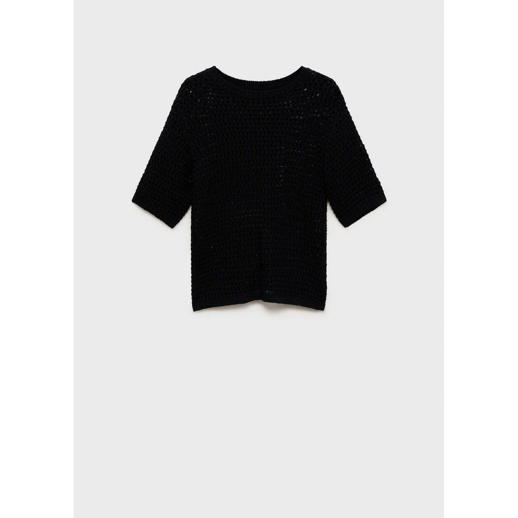 Pull-Over Crochet Manches Courtes