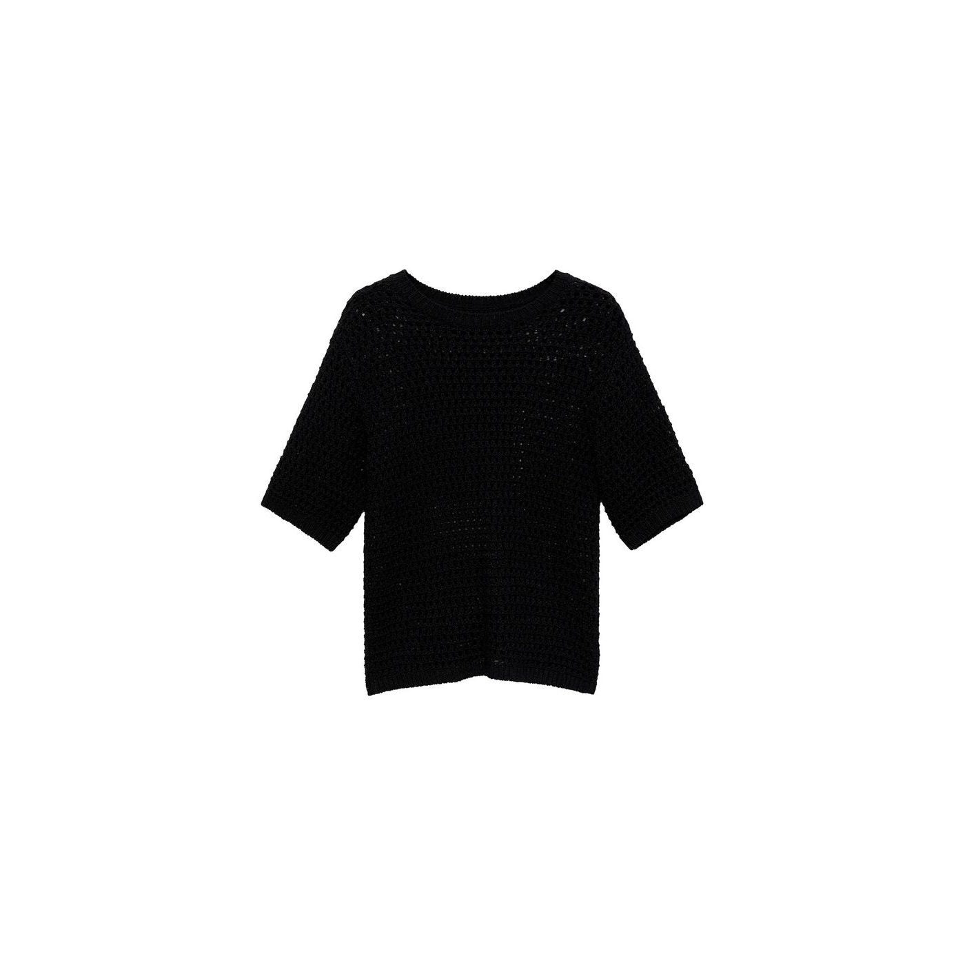 Pull-Over Crochet Manches Courtes
