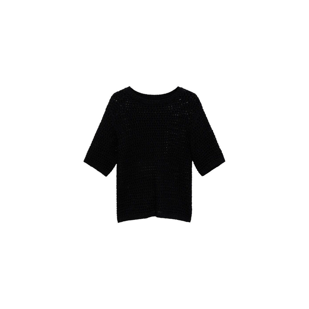 Pull-Over Crochet Manches Courtes