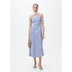 Robe Midi Évasée Rayures