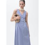Robe Midi Évasée Rayures