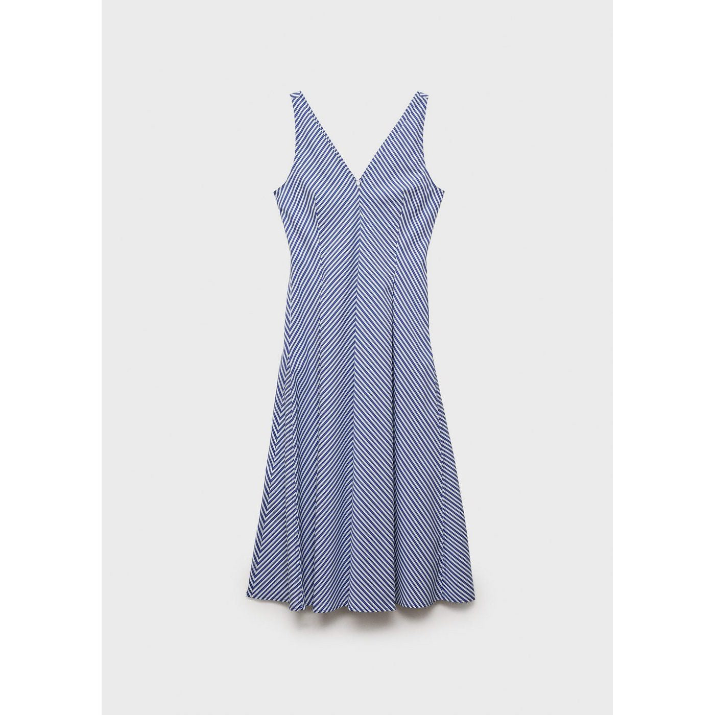 Robe Midi Évasée Rayures