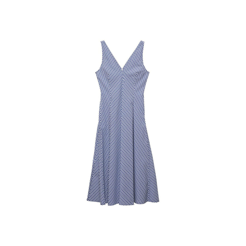 Robe Midi Évasée Rayures
