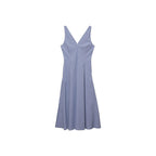 Robe Midi Évasée Rayures