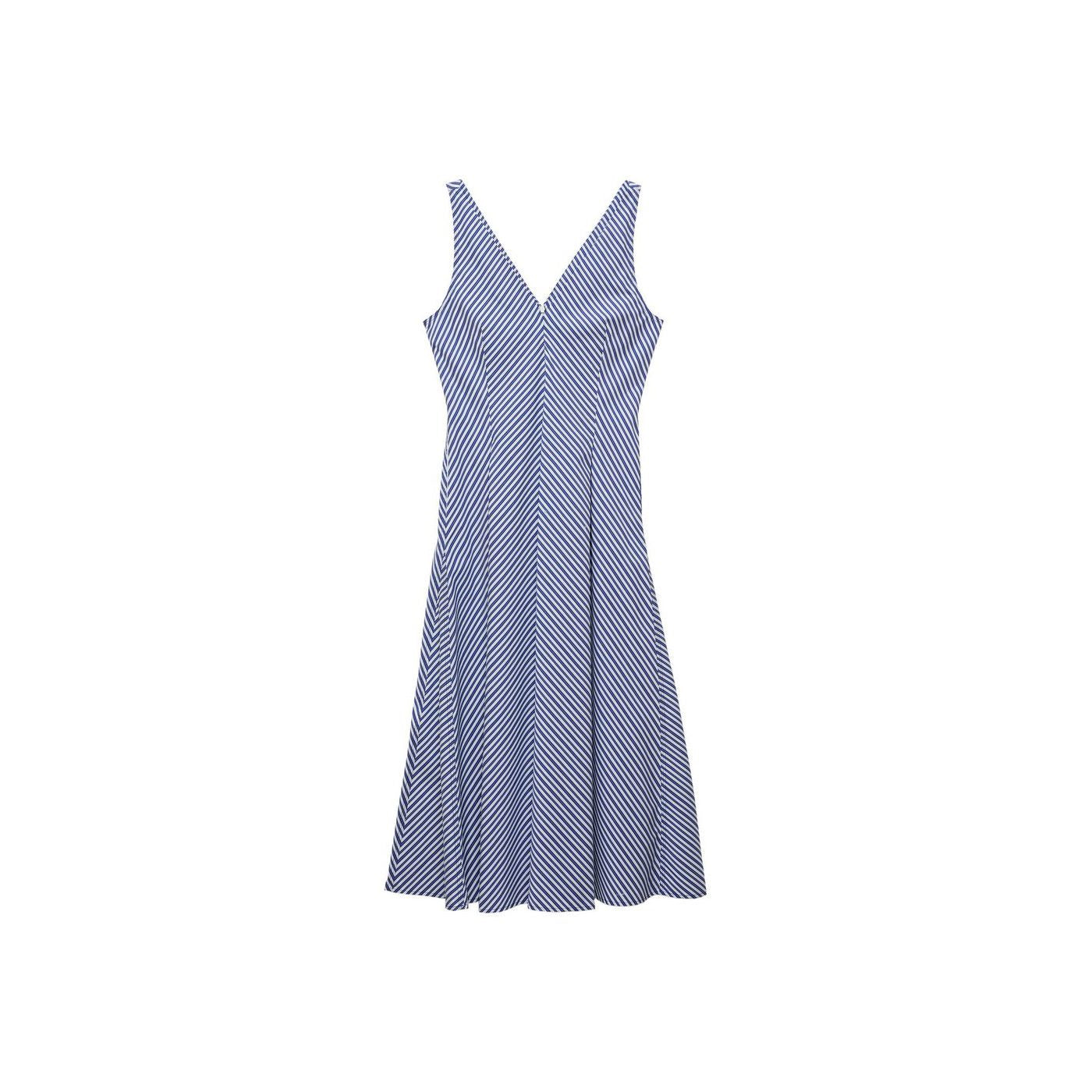Robe Midi Évasée Rayures