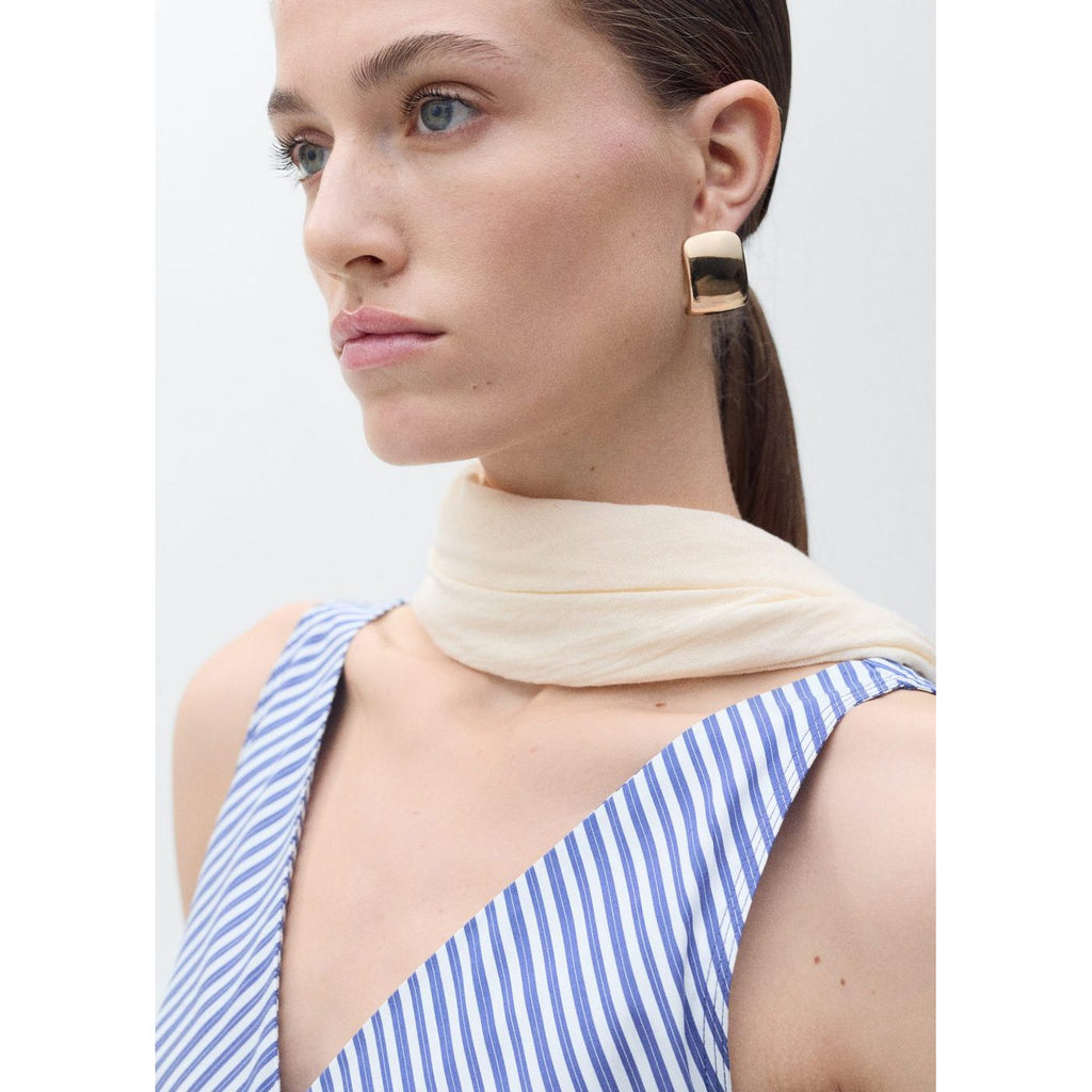 Robe Midi Évasée Rayures
