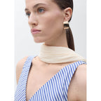 Robe Midi Évasée Rayures