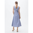 Robe Midi Évasée Rayures