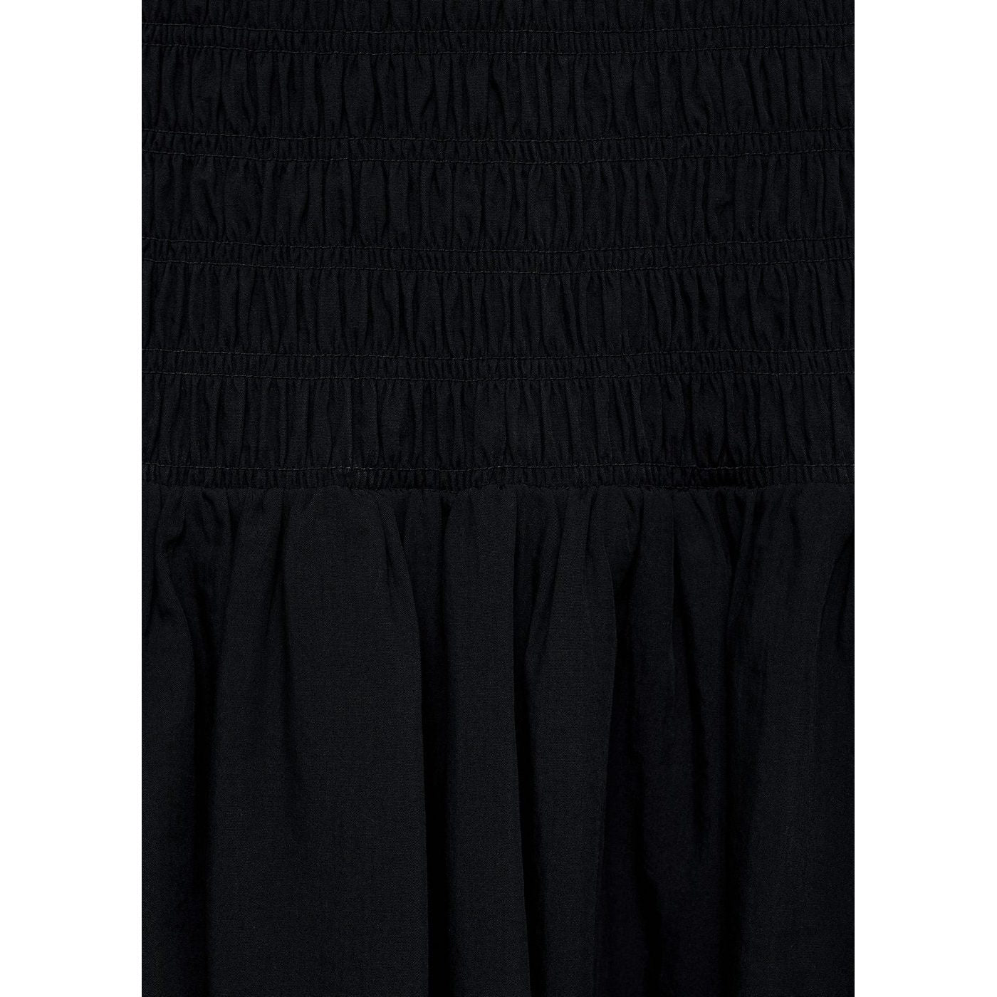 Robe Évasée Corps Froncé