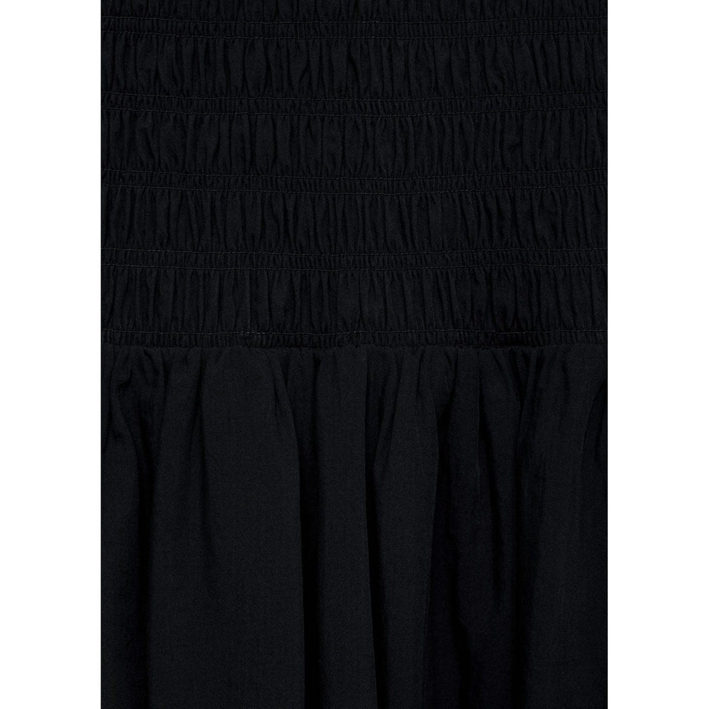 Robe Évasée Corps Froncé