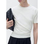 Pull-Over Maille Fine Manches Courtes