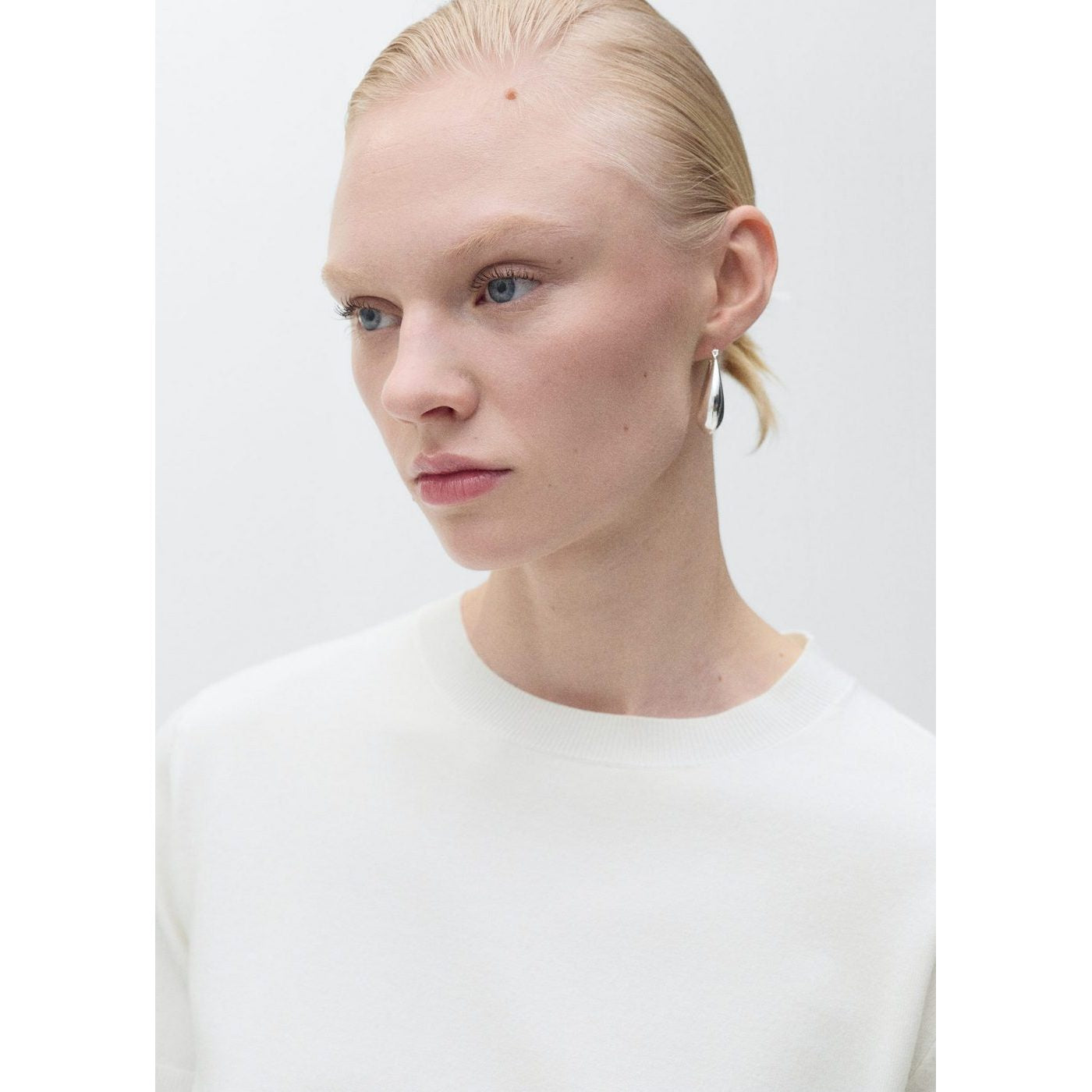 Pull-Over Maille Fine Manches Courtes