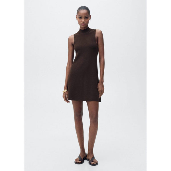 Robe Maille Col Montant