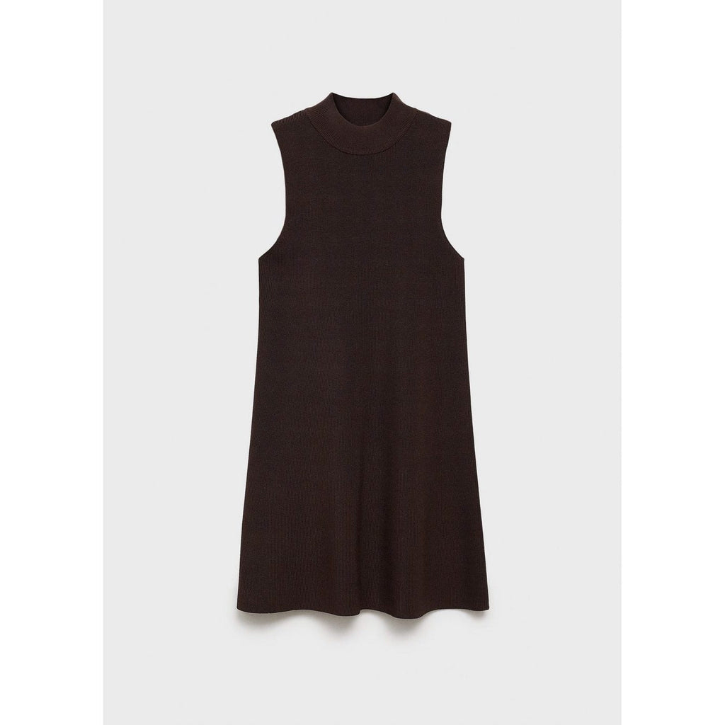 Robe Maille Col Montant