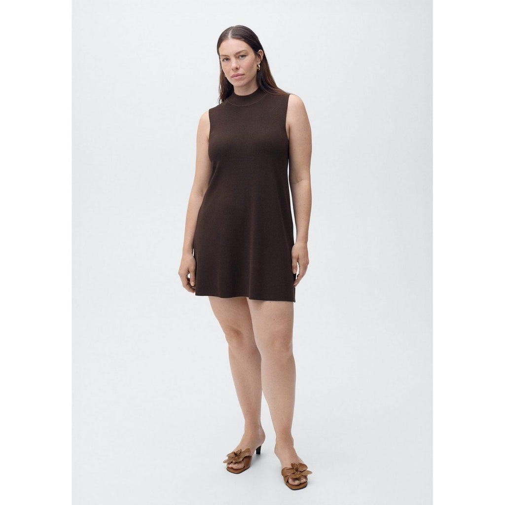 Robe Maille Col Montant