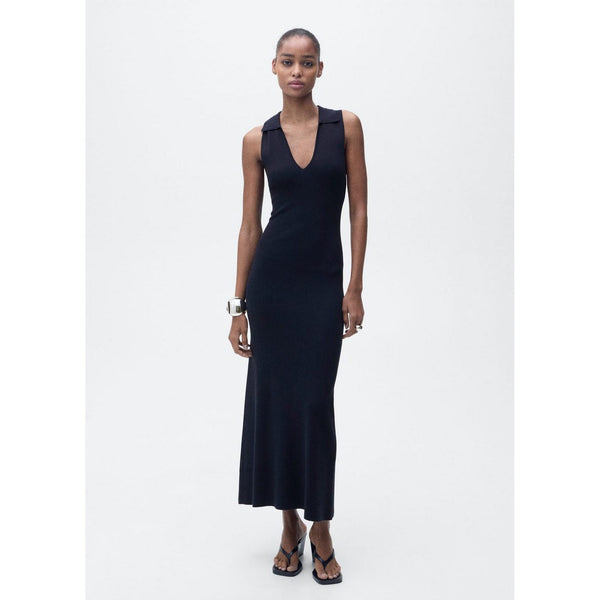 Robe Midi Maille Rabats
