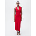 Robe Midi Maille Rabats