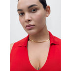 Robe Midi Maille Rabats