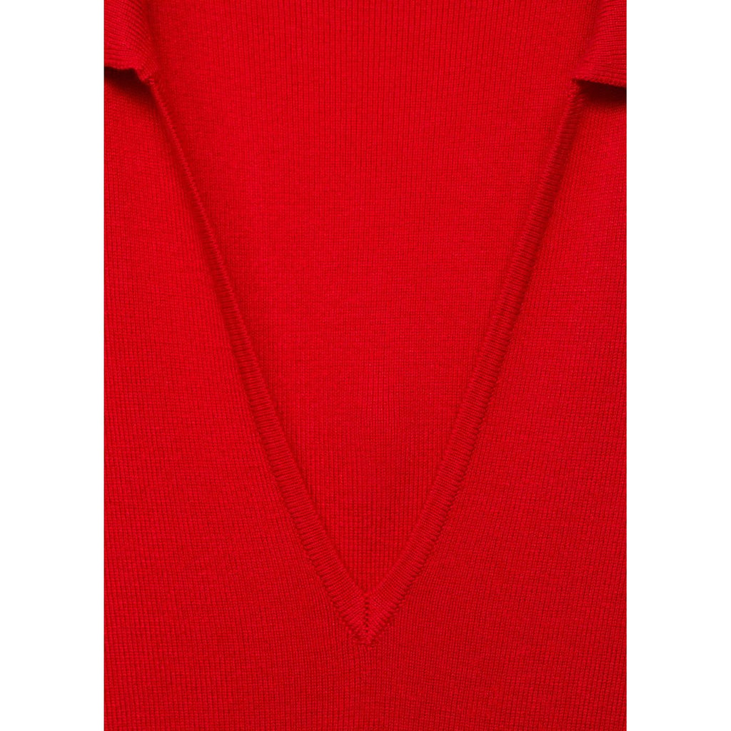 Robe Midi Maille Rabats