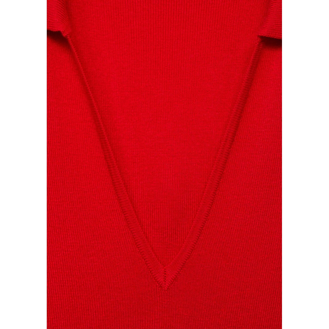 Robe Midi Maille Rabats