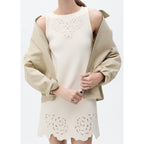 Robe Maille Détails Ajourés