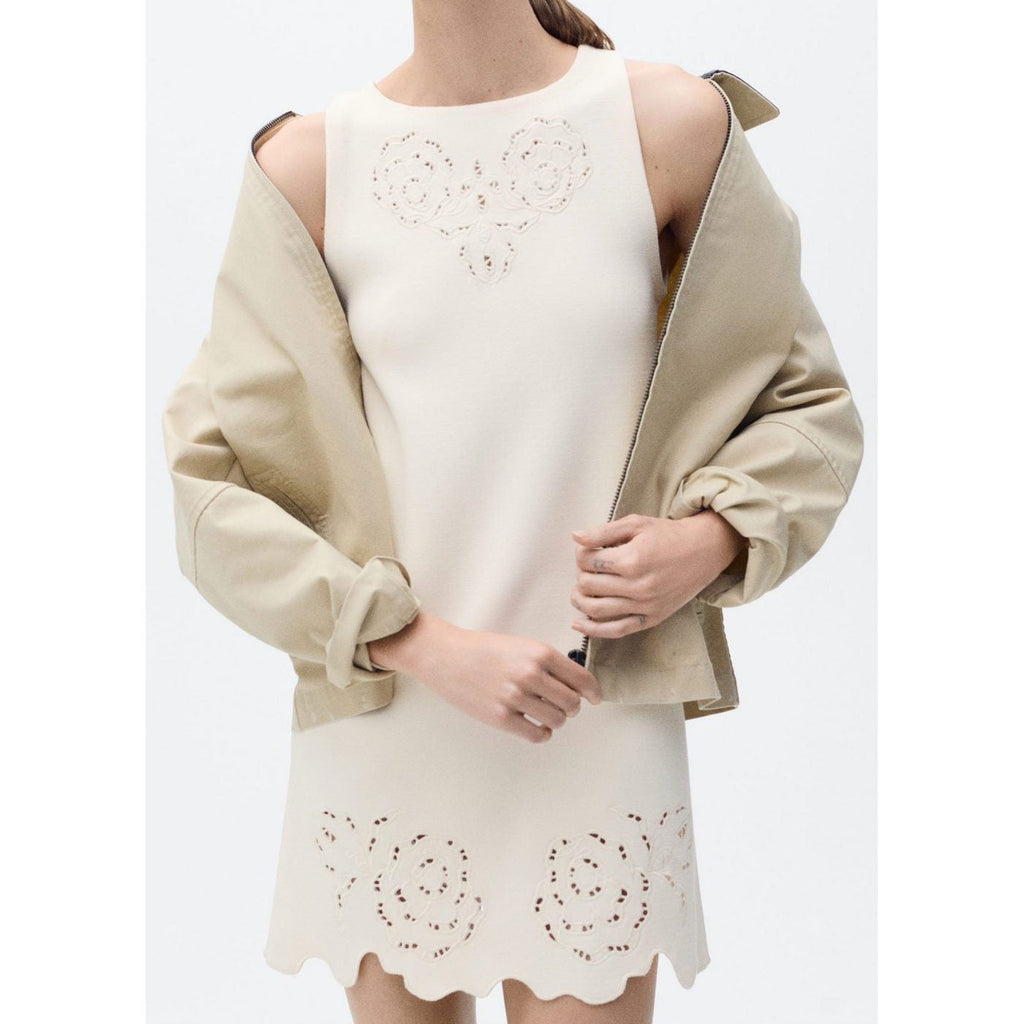 Robe Maille Détails Ajourés