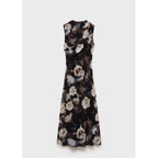 Robe Drapée Avec Imprimé Fleuri