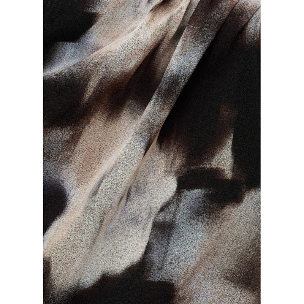 Robe Drapée Avec Imprimé Fleuri