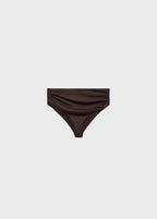 Culotte Bikini Taille Haute Drapée