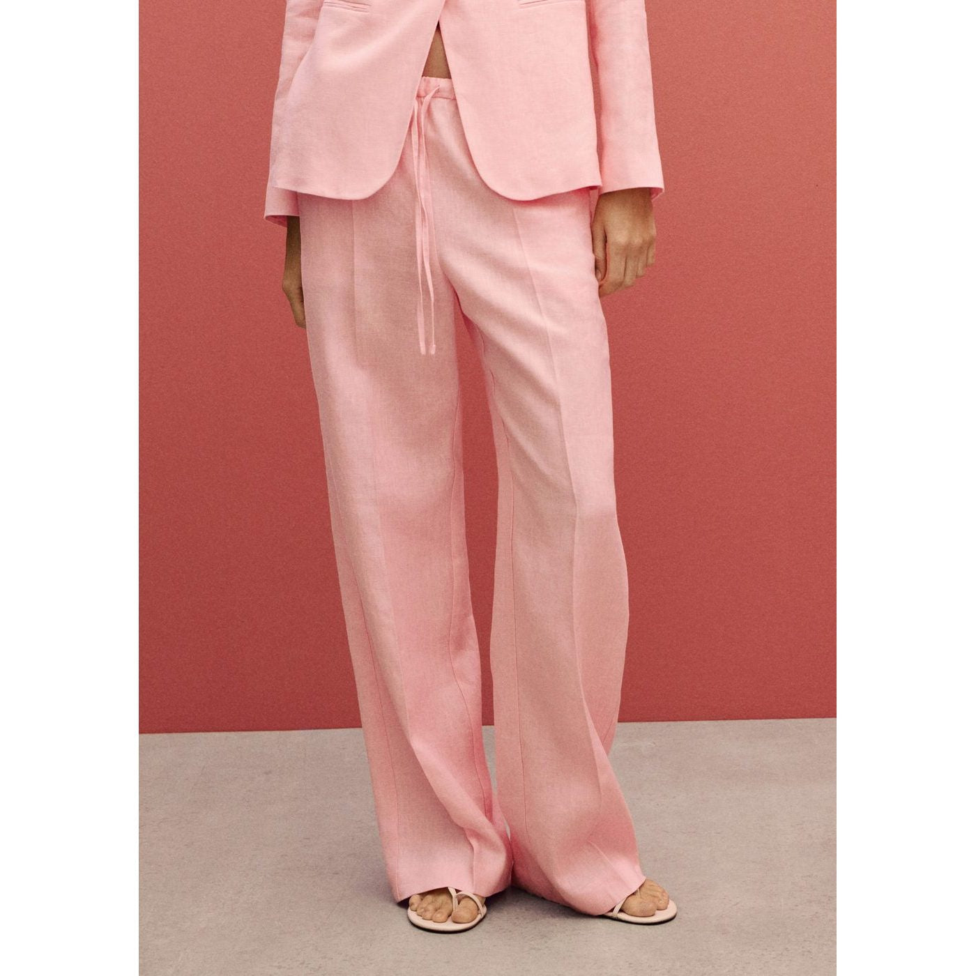 Pantalon Droit Lin