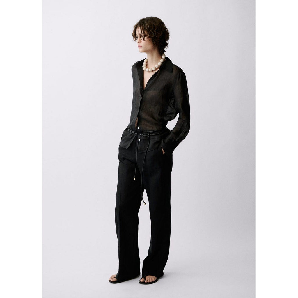 Pantalon Droit Lin