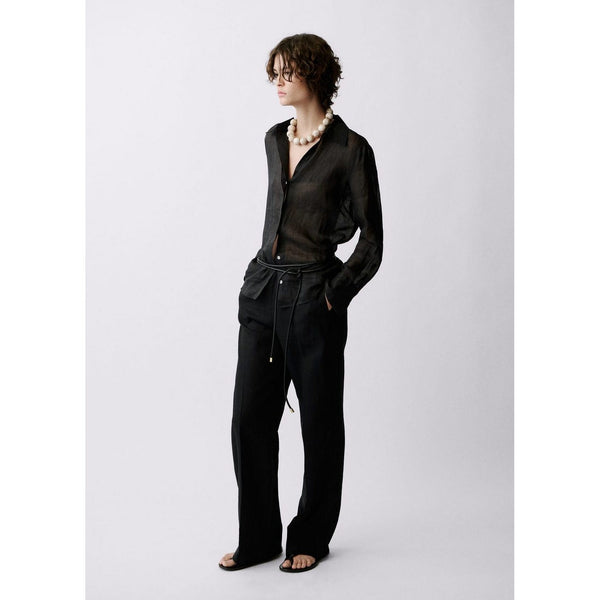 Pantalon Droit Lin