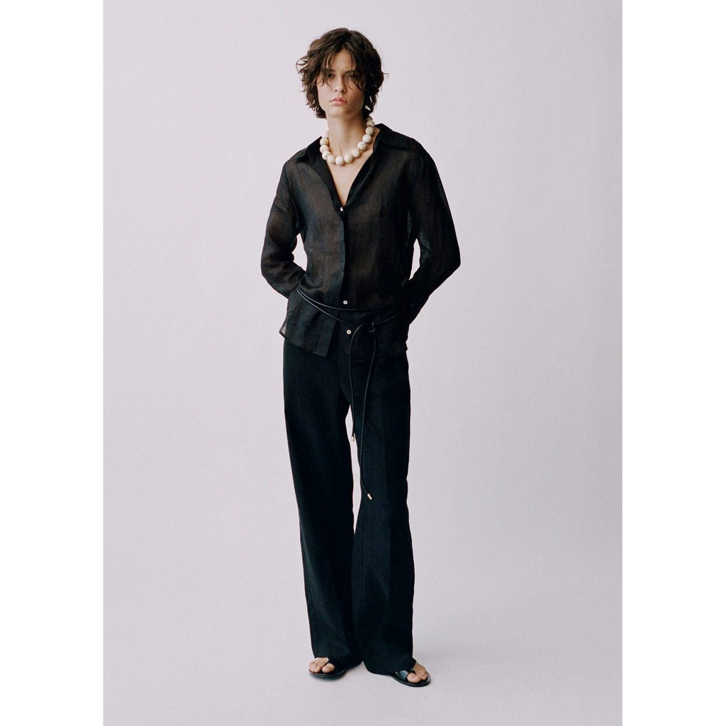 Pantalon Droit Lin