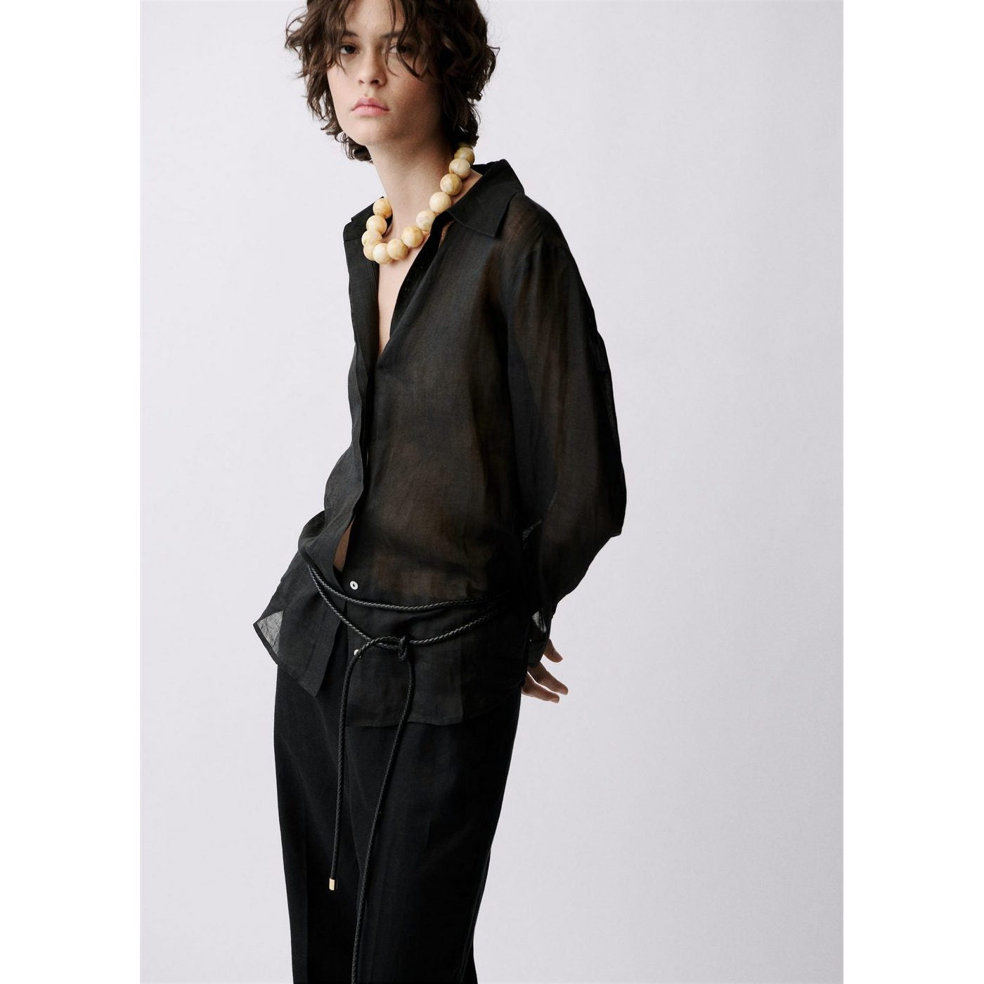 Pantalon Droit Lin