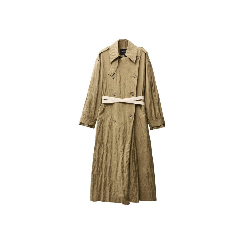 Trench Oversize Effet Froissé