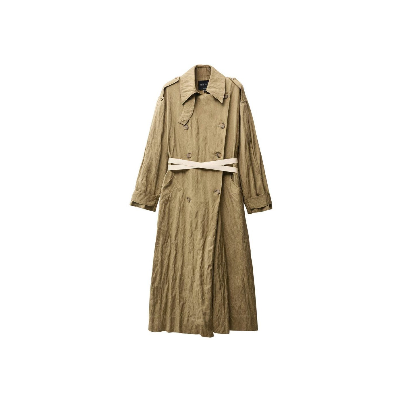 Trench Oversize Effet Froissé