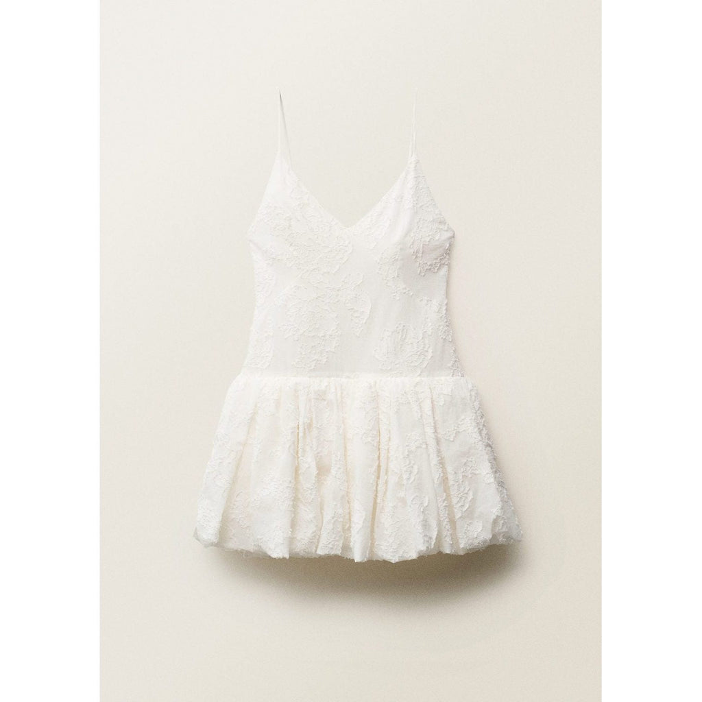 Robe Ballon Texturée