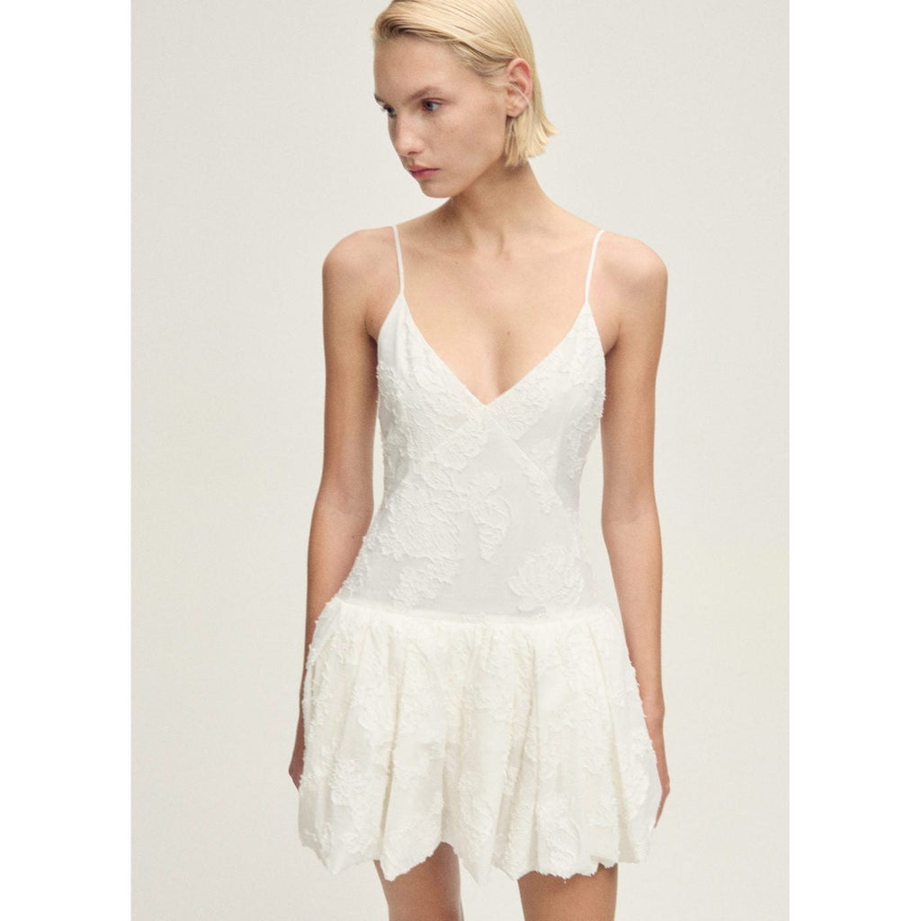 Robe Ballon Texturée