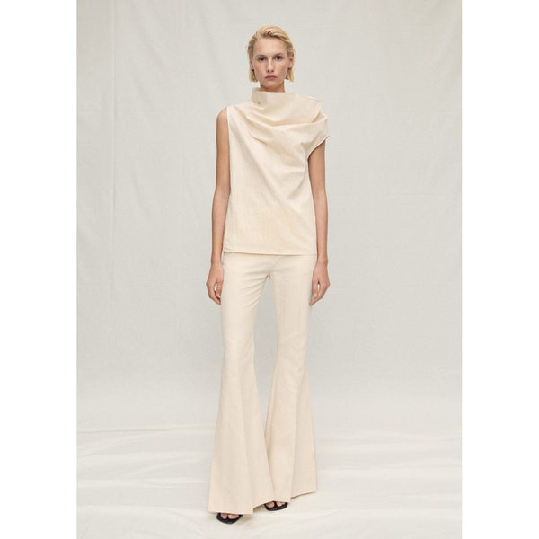 Chemisier Coton Col Asymétrique