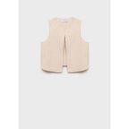 Gilet Lin Brodé