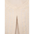 Gilet Lin Brodé