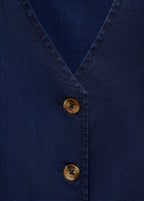 Gilet Lyocell Effet Denim