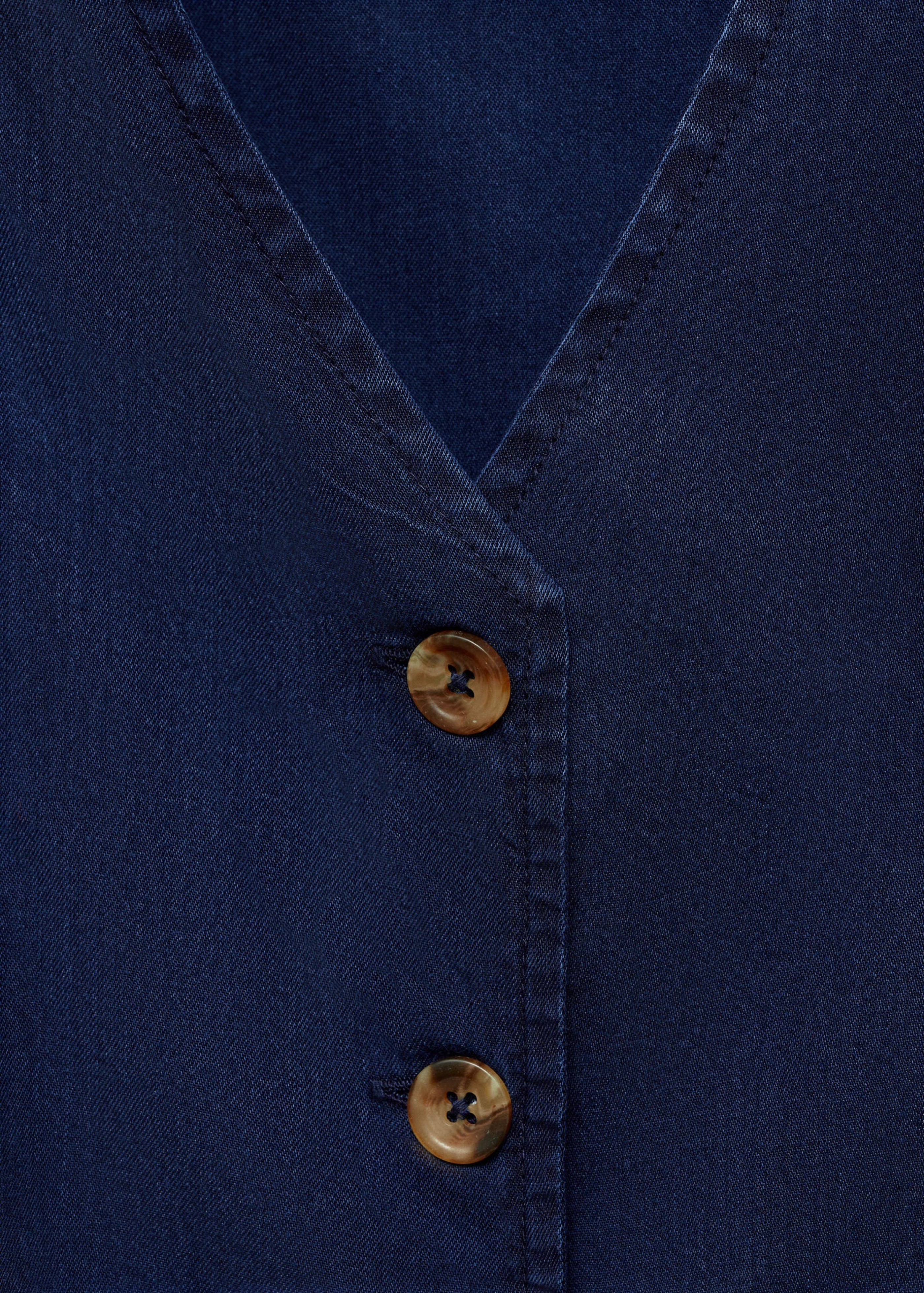 Gilet Lyocell Effet Denim