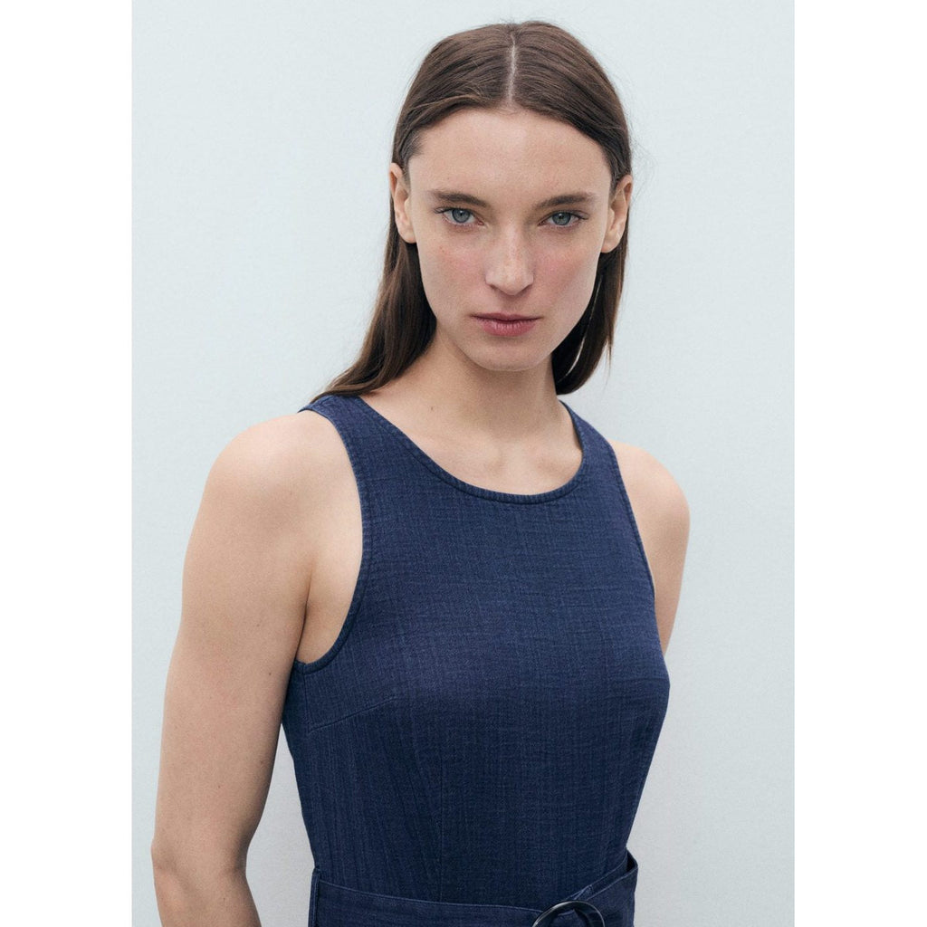 Combinaison Denim Fluide Ceinture